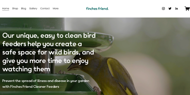 Finches Friend website picture