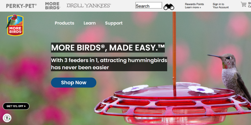 More Birds website picture