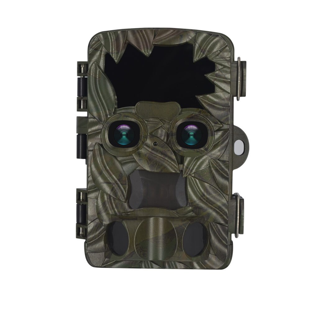 Daul lens trail camera